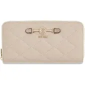 GUESS portemonnee Frances SLG Large Zip Around Wallet Bone beige