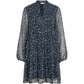Vila Jurk 'VIFalia' blauw / opaal / pastelgroen / zwart