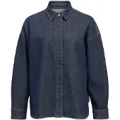 Vila Blouse 'OBJSOLE MAE' donkerblauw