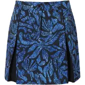 Ulla Popken - Dames - 2-in-1-skort koralen LSF 50+ rok/short - Zwart - Maat 50