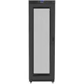 Lanberg 19"-kast, 47U, 800x1000 mm, vrijstaand, met LCD-paneel en geperforeerde deur (FlatPack), verzending via transportbedrijf