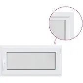 vidaXL Kelderraam RISOR 50 x 55 cm PVC en Glas