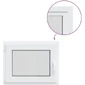 vidaXL Kelderraam RISOR 50 x 55 cm PVC en Glas