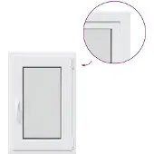 vidaXL Kelderraam RISOR 40 x 70 cm PVC en Glas