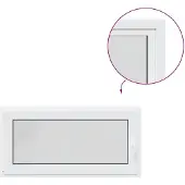 vidaXL Kelderraam RISOR 50 x 55 cm PVC en Glas