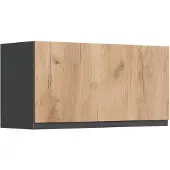 Vicco Hangkast R-Line, Goudkleurig Eiken/Antraciet, 80 cm Plat