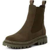 Tamaris Chelsea boots olijfgroen