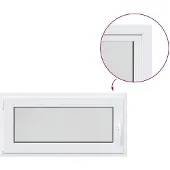 vidaXL Kelderraam RISOR 50 x 55 cm PVC en Glas