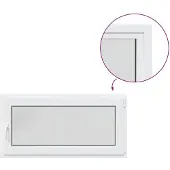vidaXL Kelderraam RISOR 50 x 55 cm PVC en Glas