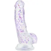 Easytoys Dildo Collection Dildo - Glitter Purple - 15 cm