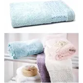 Faro Zachte Blauwe Badhanddoek Frotte 70x140 cm - 500 g/m²