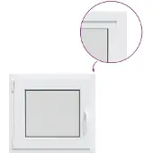 vidaXL Kelderraam RISOR 55 x 50 cm PVC en Glas