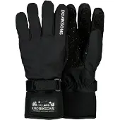 Didriksons - Kid's Lovas Five Finger Glove 2 - Handschoenen 6-8 Years, grijs/zwart