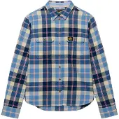 Superdry Blouse blauw / donkerblauw / grijs / wit