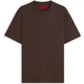 HUGO Relaxed-fit T-shirt met centraal logodetail Maat L