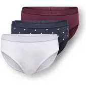ONLY GIRLS Onderbroek 'KOGLOLA' nachtblauw / bessen / wit