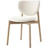 Tower Living Eetkamerstoel Pimonte eiken - stof Sahara 102 ivory
