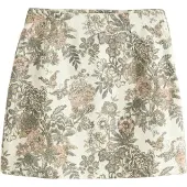 Next Rok ecru / lichtgroen