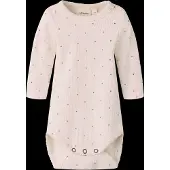 Lil´ Atelier Rompertje/body 'NBFGAGO' beige / watermeloen rood