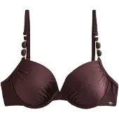Next Bikinitop donkerbruin / goud