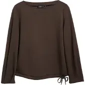 s.Oliver Black Label Sweatshirt donkerbruin