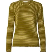 Selected Shirt 'SLFAnna' bruin / groen
