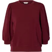 Selected Sweatshirt 'SLFTENNY' bordeaux