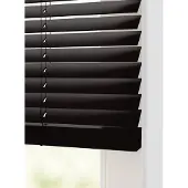 HEMA Jaloezie Hout Uni 35mm Zwart (zwart)
