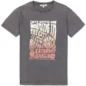 Garcia Shirt lichtgeel / antraciet / oranje / pasteloranje
