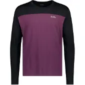 Mons Royale - Yotei Merino LS M Fig/Black voor Unisex - Maat M