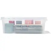 HEMA Opbergbox 21L London transparant 50x39x18 (transparant)