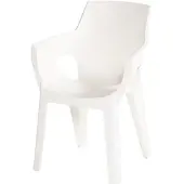 Hartman 2 stuks tuinstoelen stapelbaar Ivy wit 85 cm