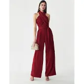BWLDR Jumpsuit 'TORI' rood