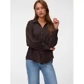 Vero Moda Blouse 'VMMelaney' donkerbruin