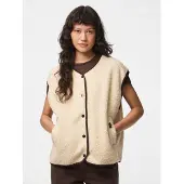 Pieces Bodywarmer 'PCKatty' lichtbeige
