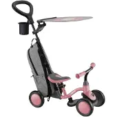 Globber - "Learning Deluxe" fiets, 3-in-1, model PP13150 (één maat) (roze)