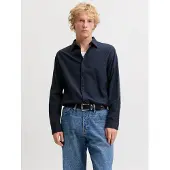 Jack & Jones Overhemd 'JJEFIELD' navy
