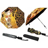 CARMANI Automatische Paraplu Gustav Klimt "De Kus" & "Levensboom"
