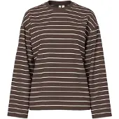 Pieces Pcsadie Top Met Lange Mouwen Dames Bruin XL