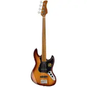Sire Marcus Miller V5 A4F Tobacco Sunburst fretloze elektrische basgitaar