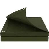 vidaXL Zeil met Oogjes Groen 6 x 10 m 180 gsm PE