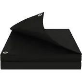 vidaXL Zeil met Oogjes Anthracietgrijs 4 x 6 m 260 gsm PE