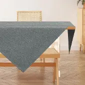 OEM Grijze polyester tafelkleed, 80x80 cm, waterbestendig, met lotus effect