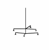 Trizo21 - Austere-Kroonluchter 2Y RF 75 3x 250mm
