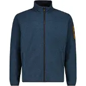 CMP - Jacket Jacquard Knitted 38H2237 - Fleecevest 58, blauw