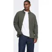 Only & Sons Sweatvest 'ONSNEWKODYL' donkergrijs