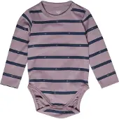 Hummel Rompertje/body bordeaux / zwart