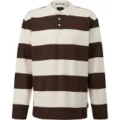 QS Shirt crème / donkerbruin