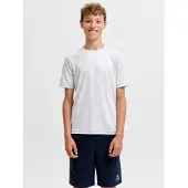 Jack & Jones Badge Longsleeved T-shirt Boys 164 Wit