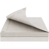 vidaXL Zeil met Oogjes Wit 3 x 5 m 180 gsm PE